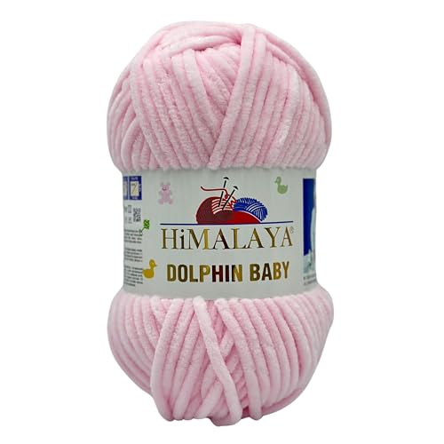 Himalaya Dolphin Baby 120m, 100g | Rosa | 100% Polyester | Strickgarn | Flauschwolle | Kuschelweiche Wolle für Ihr Baby | Chenillewolle | Zum Stricken oder Häkeln Himalaya Dolphin Baby 120m, 100g | Rosa | 100% Polyester | Strickgarn | Flauschwolle | Kuschelweiche Wolle für Ihr Baby | Chenillewolle | Zum Stricken oder Häkeln von AyosTex