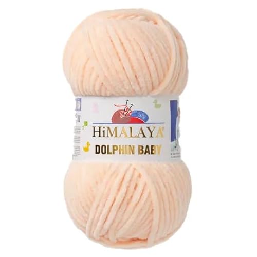 Himalaya Dolphin Baby 120m, 100g |Huatton I 100% Polyester I Strickgarn I Flauschwolle I Babywolle I kuschelweiche Wolle für Ihr Baby I Chenillewolle I zum Stricken oder Häkeln Himalaya Dolphin Baby 120m, 100g |Huatton I 100% Polyester I Strickgarn I Flauschwolle I Babywolle I kuschelweiche Wolle für Ihr Baby I Chenillewolle I zum Stricken oder Häkeln von AyosTex
