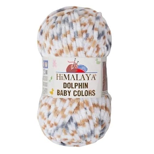 Himalaya Dolphin Colors 120m, 100g | 100% Polyester I Strickgarn I Flauschwolle I Babywolle I kuschelweiche Wolle für Ihr Baby I Chenillewolle I zum Stricken oder Häkeln Himalaya Dolphin Colors 120m, 100g | 100% Polyester I Strickgarn I Flauschwolle I Babywolle I kuschelweiche Wolle für Ihr Baby I Chenillewolle I zum Stricken oder Häkeln von AyosTex