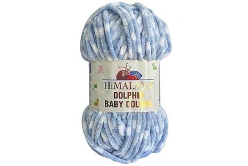 Himalaya Dolphin Colors 120m, 100g | 100% Polyester I Strickgarn I Flauschwolle I Babywolle I kuschelweiche Wolle für Ihr Baby I Chenillewolle I zum Stricken oder Häkeln Himalaya Dolphin Colors 120m, 100g | 100% Polyester I Strickgarn I Flauschwolle I Babywolle I kuschelweiche Wolle für Ihr Baby I Chenillewolle I zum Stricken oder Häkeln von AyosTex