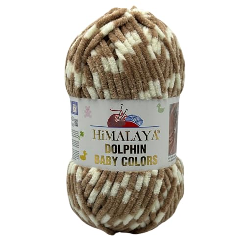 Himalaya Dolphin Colors 120m, 100g | 100% Polyester I Strickgarn I Flauschwolle I Babywolle I kuschelweiche Wolle für Ihr Baby I Chenillewolle I zum Stricken oder Häkeln Himalaya Dolphin Colors 120m, 100g | 100% Polyester I Strickgarn I Flauschwolle I Babywolle I kuschelweiche Wolle für Ihr Baby I Chenillewolle I zum Stricken oder Häkeln von AyosTex