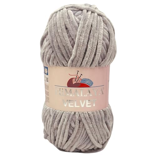 Himalaya Velvet Chenillegarn 120m, 100g I 100% Polyester I Strickgarn I Micropolyester Wolle I Flauschwolle I Chenillewolle I samt Wolle I zum Stricken oder Häkeln Himalaya Velvet Chenillegarn 120m, 100g I 100% Polyester I Strickgarn I Micropolyester Wolle I Flauschwolle I Chenillewolle I samt Wolle I zum Stricken oder Häkeln von AyosTex