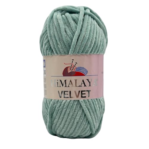 Himalaya Velvet Chenillegarn 120m, 100g I 100% Polyester I Strickgarn I Micropolyester Wolle I Flauschwolle I Chenillewolle I samt Wolle I zum Stricken oder Häkeln Himalaya Velvet Chenillegarn 120m, 100g I 100% Polyester I Strickgarn I Micropolyester Wolle I Flauschwolle I Chenillewolle I samt Wolle I zum Stricken oder Häkeln von AyosTex