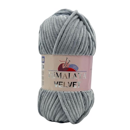 Himalaya Velvet Chenillegarn 120m, 100g I 100% Polyester I Strickgarn I Micropolyester Wolle I Flauschwolle I Chenillewolle I samt Wolle I zum Stricken oder Häkeln Himalaya Velvet Chenillegarn 120m, 100g I 100% Polyester I Strickgarn I Micropolyester Wolle I Flauschwolle I Chenillewolle I samt Wolle I zum Stricken oder Häkeln von AyosTex