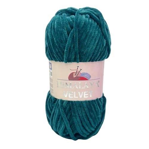 Himalaya Velvet Chenillegarn 120m, 100g I 100% Polyester I Strickgarn I Micropolyester Wolle I Flauschwolle I Chenillewolle I samt Wolle I zum Stricken oder Häkeln Himalaya Velvet Chenillegarn 120m, 100g I 100% Polyester I Strickgarn I Micropolyester Wolle I Flauschwolle I Chenillewolle I samt Wolle I zum Stricken oder Häkeln von AyosTex