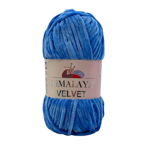 Himalaya Velvet Chenillegarn 120m, 100g I 100% Polyester I Strickgarn I Micropolyester Wolle I Flauschwolle I Chenillewolle I samt Wolle I zum Stricken oder Häkeln Himalaya Velvet Chenillegarn 120m, 100g I 100% Polyester I Strickgarn I Micropolyester Wolle I Flauschwolle I Chenillewolle I samt Wolle I zum Stricken oder Häkeln von AyosTex