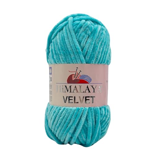 Himalaya Velvet Chenillegarn 120m, 100g I 100% Polyester I Strickgarn I Micropolyester Wolle I Flauschwolle I Chenillewolle I samt Wolle I zum Stricken oder Häkeln Himalaya Velvet Chenillegarn 120m, 100g I 100% Polyester I Strickgarn I Micropolyester Wolle I Flauschwolle I Chenillewolle I samt Wolle I zum Stricken oder Häkeln von AyosTex