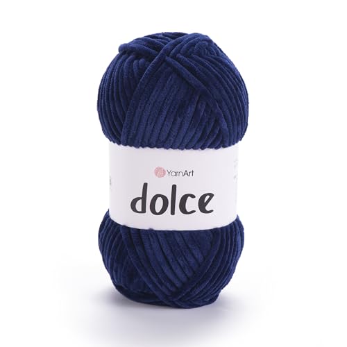 Yarnart Dolce Chenille Wolle 120m,100g | 100% Polyester | Amigurumi Garn | Kuschelwolle | Chenillewolle | Samtwolle zum Häkeln Yarnart Dolce Chenille Wolle 120m,100g | 100% Polyester | Amigurumi Garn | Kuschelwolle | Chenillewolle | Samtwolle zum Häkeln von AyosTex
