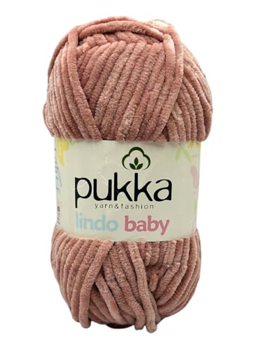 Pukka Lindo Baby Chenille Wolle 120m,100g | 100% Polyester | Amigurumi Garn | Kuschelwolle | Chenillewolle | Samtwolle zum Häkeln Pukka Lindo Baby Chenille Wolle 120m,100g | 100% Polyester | Amigurumi Garn | Kuschelwolle | Chenillewolle | Samtwolle zum Häkeln von AyosTex
