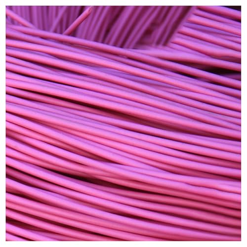 Ayuduots Buntes kleines rundes Webrattan, 2,5 mm PE-Kunststoff-Imitat-Rattanmaterial für die Herstellung von DIY-Körben von Ayuduots