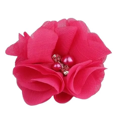 Chiffon Blumen 10 STÜCKE 2 "Mini Chiffon Stoff Blume for Hochzeitseinladung Künstliche Blumen for Kleid Dekoration(12) von Ayztantine