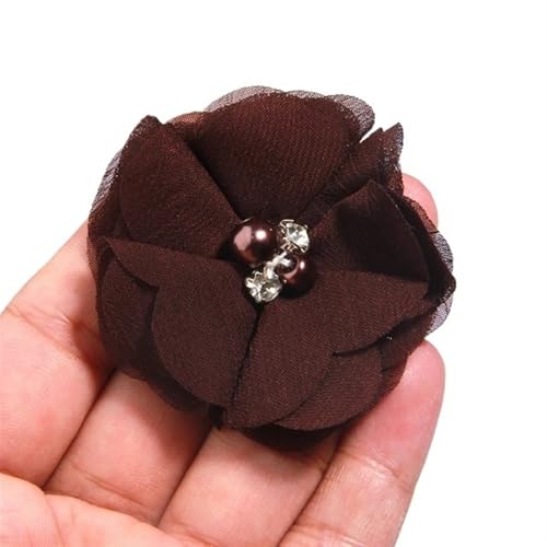 Chiffon Blumen 10 STÜCKE 2 "Mini Chiffon Stoff Blume for Hochzeitseinladung Künstliche Blumen for Kleid Dekoration(29) von Ayztantine