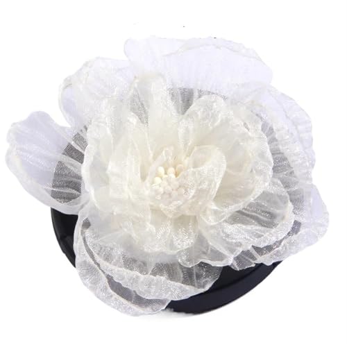 Chiffon Blumen 10 Stücke Rose Chiffon Stoff Künstliche Blumen for Hochzeitseinladung Kleid Dekoration Handwerk Projekte(31) von Ayztantine