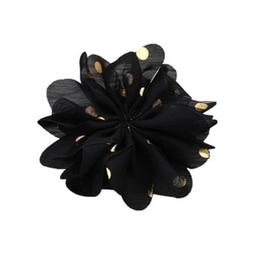 Chiffon Blumen 10 stücke 7,5 cm Chiffon Spitzenbesatz Patch Applique Künstliche Stoff Hochzeitskleid Blumen Braut Haar Schleier Cothes Kopfbedeckungen Dekoration(Blue) von Ayztantine
