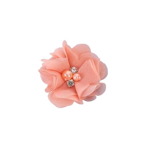 Chiffon Blumen 10PCS Chiffon Blumen Haar Zubehör DIY Blume Bouquet Dekorationen(8) von Ayztantine