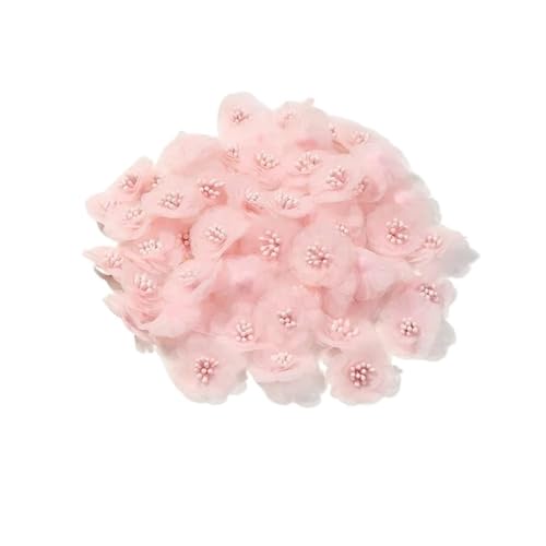 Chiffon Blumen 2,5 cm Chiffon Künstliche Blumen Gefälschte for Home Decor Hochzeit Party Dekoration Braut Zubehör(A-1) von Ayztantine