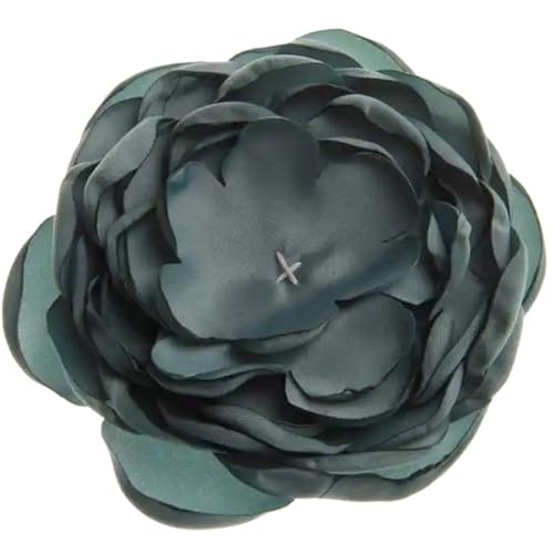 Chiffon Blumen 5 STÜCKE 9, CM Stoff Künstliche Blumen for Hochzeitsdekoration Einladung Chiffon Blume(Turquoise) von Ayztantine