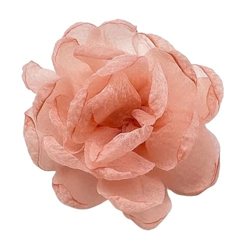 Chiffon Blumen Handgemachte Chiffon Blume Hochzeit Kleidung Dekor DIY Herstellung Zubehör Seide Köpfe Wand Dekoration(Pink) von Ayztantine