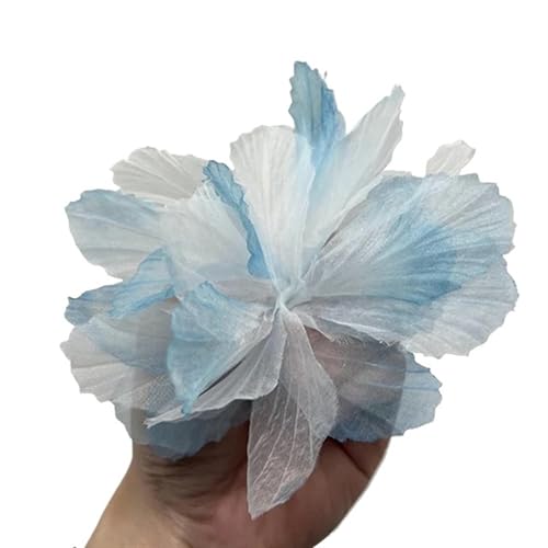 Chiffon Blumen Simulierte Blume 3D Spitze Kopf Hause Hintergrund Wand Kleidung Schuhe Hüte Kleid Dekoration Chiffon Zubehör(10,40pcs) von Ayztantine