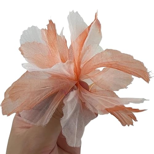 Chiffon Blumen Simulierte Blume 3D Spitze Kopf Hause Hintergrund Wand Kleidung Schuhe Hüte Kleid Dekoration Chiffon Zubehör(11,5pcs) von Ayztantine