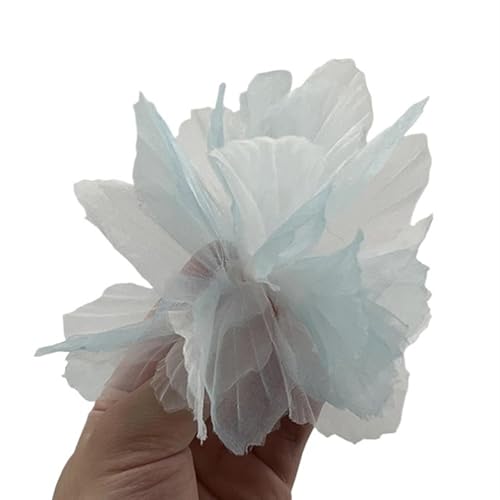 Chiffon Blumen Simulierte Blume 3D Spitze Kopf Hause Hintergrund Wand Kleidung Schuhe Hüte Kleid Dekoration Chiffon Zubehör(15,30pcs) von Ayztantine