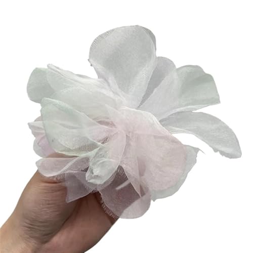 Chiffon Blumen Simulierte Blume 3D Spitze Kopf Hause Hintergrund Wand Kleidung Schuhe Hüte Kleid Dekoration Chiffon Zubehör(16,5pcs) von Ayztantine