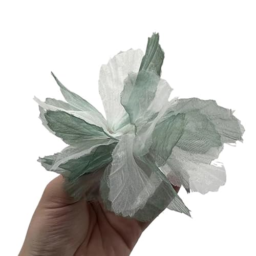 Chiffon Blumen Simulierte Blume 3D Spitze Kopf Hause Hintergrund Wand Kleidung Schuhe Hüte Kleid Dekoration Chiffon Zubehör(18,30pcs) von Ayztantine