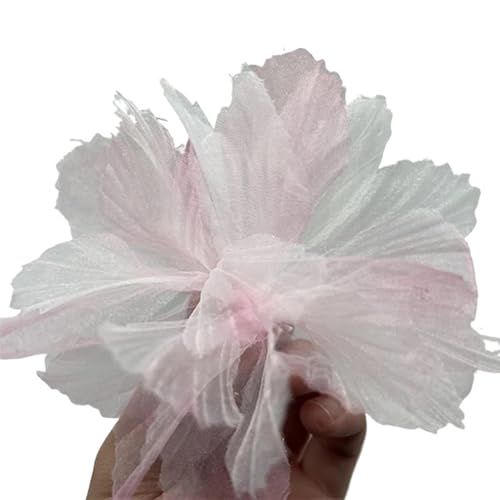 Chiffon Blumen Simulierte Blume 3D Spitze Kopf Hause Hintergrund Wand Kleidung Schuhe Hüte Kleid Dekoration Chiffon Zubehör(3,30pcs) von Ayztantine