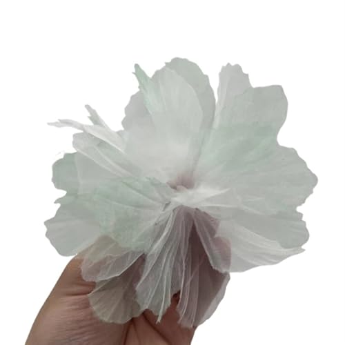 Chiffon Blumen Simulierte Blume 3D Spitze Kopf Hause Hintergrund Wand Kleidung Schuhe Hüte Kleid Dekoration Chiffon Zubehör(9,40pcs) von Ayztantine