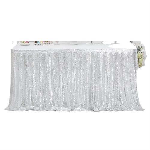 Tischdecke Hochzeit Pailletten-Tischrock, Tisch-Flash-Tuch, Geburtstags-Party-Dekor, Hochzeit, Festival, Event, rechteckig, Glitzer-Tischröcke, Dekoration für Partys Veranstaltungen, Hochzeiten, Banke Tischdecke Hochzeit Pailletten-Tischrock, Tisch-Flash-Tuch, Geburtstags-Party-Dekor, Hochzeit, Festival, Event, rechteckig, Glitzer-Tischröcke, Dekoration für Partys Veranstaltungen, Hochzeiten, Banke von Ayztantine