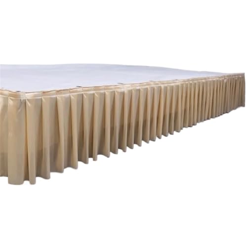 Tischdecke Hochzeit Plissee Tisch Rock Hochzeit Hintergrund Vorhänge Tisch Cothes for Geburtstag Bankett Bühne Tisch Röcke Event Party für Partys Veranstaltungen, Hochzeiten, Bankette(Champagne,H50cm Tischdecke Hochzeit Plissee Tisch Rock Hochzeit Hintergrund Vorhänge Tisch Cothes for Geburtstag Bankett Bühne Tisch Röcke Event Party für Partys Veranstaltungen, Hochzeiten, Bankette(Champagne,H50cm von Ayztantine