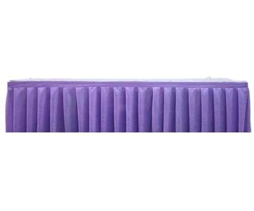 Tischdecke Hochzeit Plissee Tisch Rock Hochzeit Hintergrund Vorhänge Tisch Cothes for Geburtstag Bankett Bühne Tisch Röcke Event Party für Partys Veranstaltungen, Hochzeiten, Bankette(Purple,H60cm x L Tischdecke Hochzeit Plissee Tisch Rock Hochzeit Hintergrund Vorhänge Tisch Cothes for Geburtstag Bankett Bühne Tisch Röcke Event Party für Partys Veranstaltungen, Hochzeiten, Bankette(Purple,H60cm x L von Ayztantine