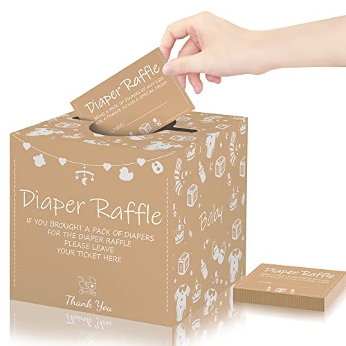 Windel-Tickets für Babyparty, Themen-Babyparty-Spiel, 50 Tombola-Karten und 1 Schild, Babyparty-Spiel, Partygeschenke für Babyparty, Spielkarten, Babyparty-Dekorationen Windel-Tickets für Babyparty, Themen-Babyparty-Spiel, 50 Tombola-Karten und 1 Schild, Babyparty-Spiel, Partygeschenke für Babyparty, Spielkarten, Babyparty-Dekorationen von Azbuk