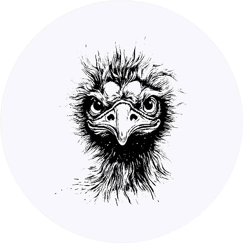 24 x 40mm 'Emu' Aufklebern/Stickers (SK00057845) von Azeeda