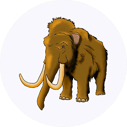 24 x 40mm 'Mammut' Aufklebern/Stickers (SK00038791) von Azeeda