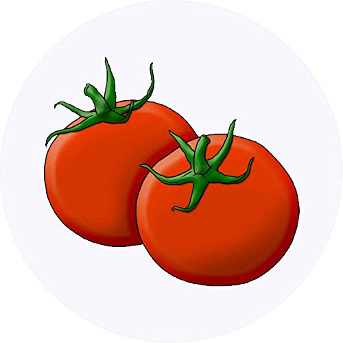 24 x 40mm 'Tomaten' Aufklebern/Stickers (SK00040581) von Azeeda