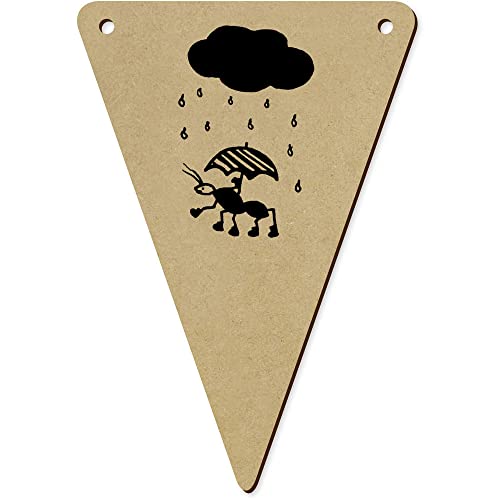 5 x 140mm 'Ameise mit Regenschirm' Wimpelkette/Girlande (BN00074601) von Azeeda