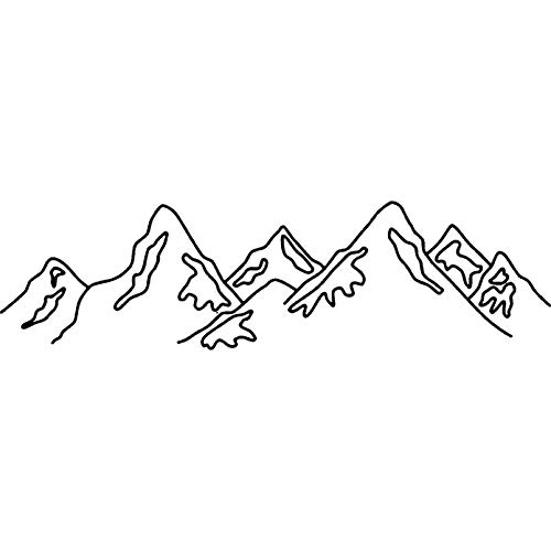 A7 'Gebirge' Stempel (Unmontiert) (RS00010502) von Azeeda
