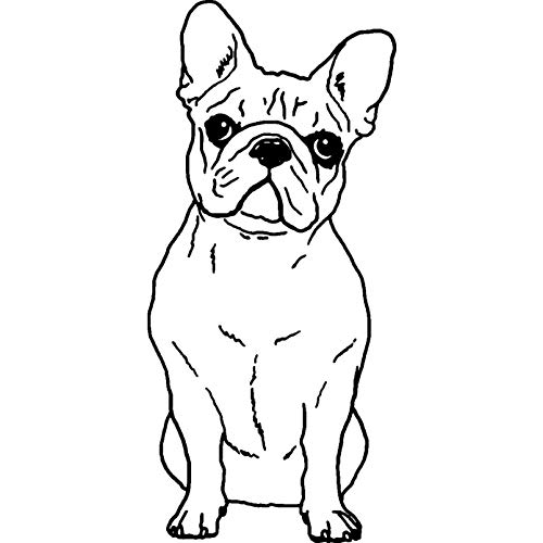 A8 'Französische Bulldogge' Stempel (Unmontiert) (RS00037927) von Azeeda