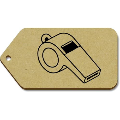 Azeeda 10 x Groß 'Pfeife' Hölzerne Tags (TG00141516) von Azeeda