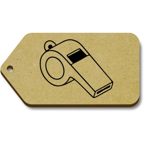 Azeeda 10 x 'Pfeife' 66mm x 34mm Hölzerne Tags (TG00141515) von Azeeda