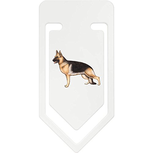 Azeeda 141mm 'Deutscher Schäferhund' Riesige Plastik Büroklammer (CC00036144) von Azeeda