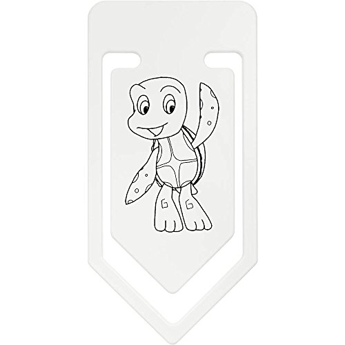 Azeeda 141mm 'Niedliche Schildkröte' Riesige Plastik Büroklammer (CC00031914) von Azeeda