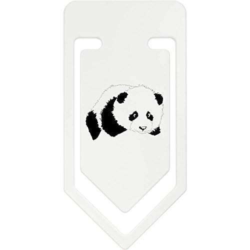 Azeeda 141mm 'Panda Liegend' Riesige Plastik Büroklammer (CC00022168) von Azeeda