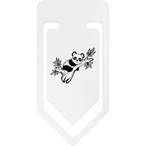 Azeeda 141mm 'Schlafender Panda' Riesige Plastik Büroklammer (CC00088117) von Azeeda