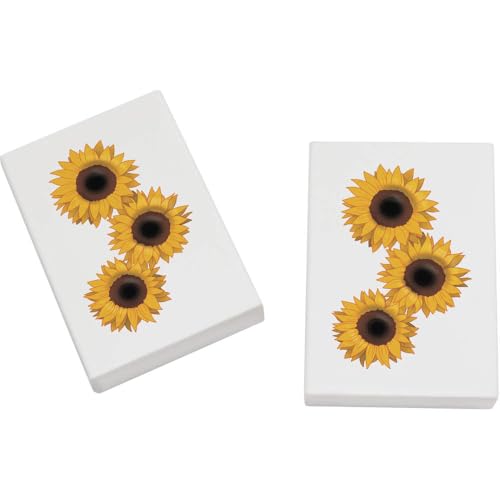Azeeda 2 x 45mm 'Drei Sonnenblumen' Radiergummis (ER00048804) von Azeeda