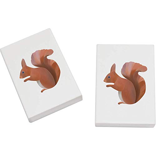 Azeeda 2 x 45mm 'Eichhörnchen' Radiergummis (ER00021621) von Azeeda