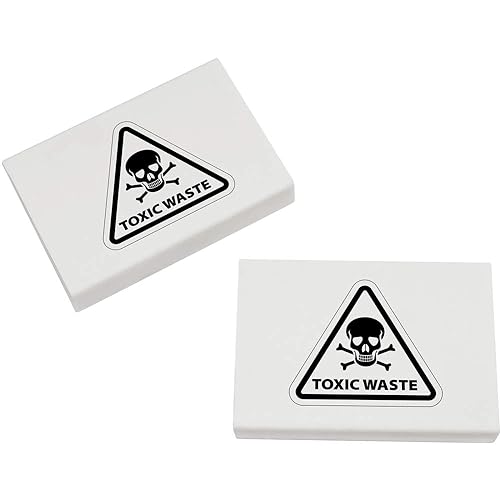 Azeeda 2 x 45mm 'Toxic Waste' Radiergummis (ER00038196) von Azeeda
