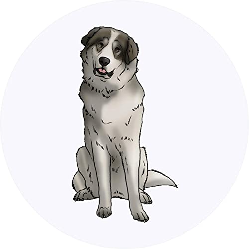 24 x 40mm 'Pyrenäenberghund' Aufklebern/Stickers (SK00053577) von Azeeda
