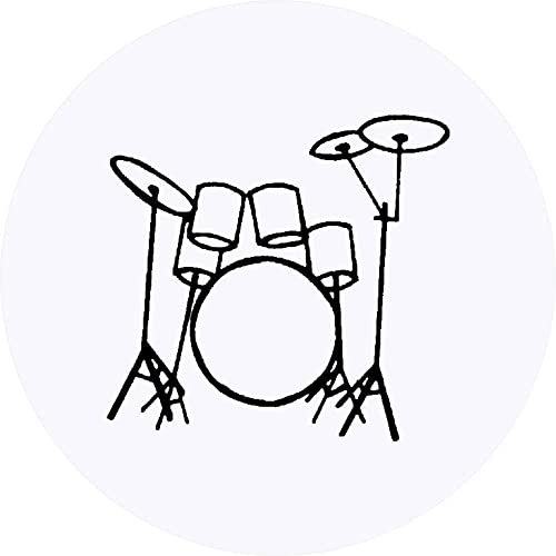 Azeeda 24 x 40mm 'Schlagzeug' Aufklebern/Stickers (SK00054243) von Azeeda